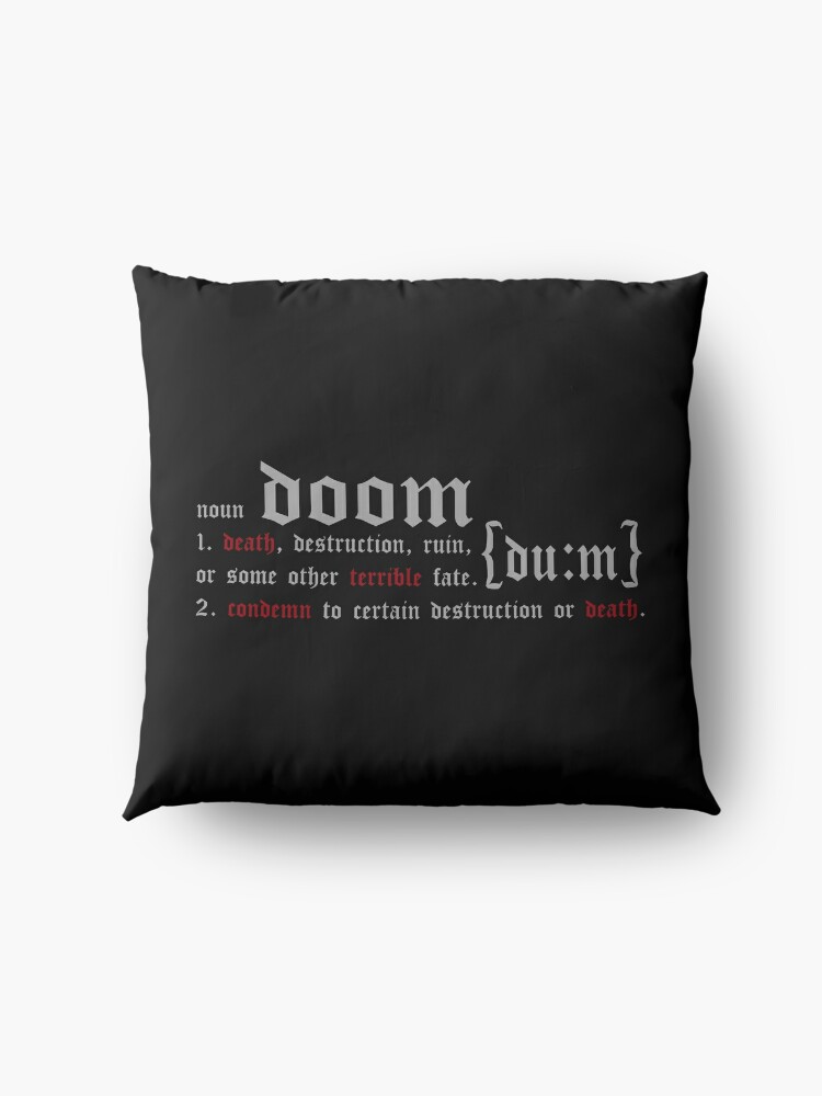 doom-definition-floor-pillow-for-sale-by-askvr-redbubble