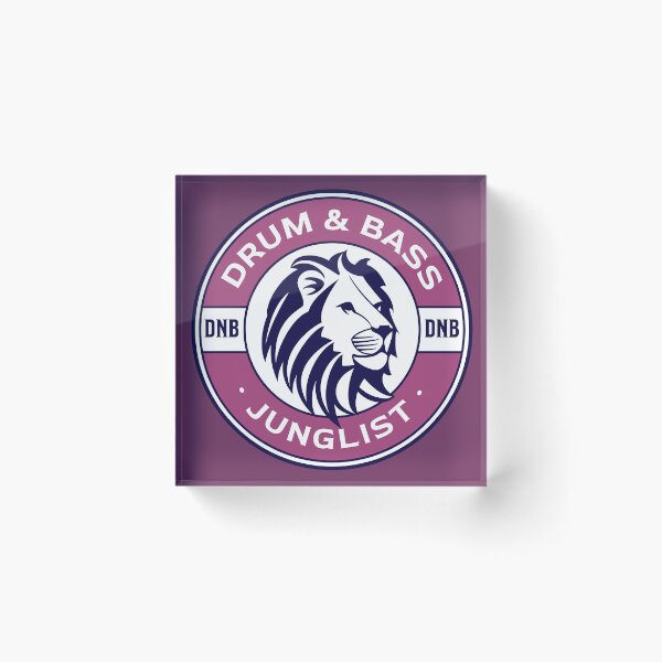 Item preview, DRUM AND BASS  - Lifesaver Lion (Pink)  designed and sold by Discothreadz.