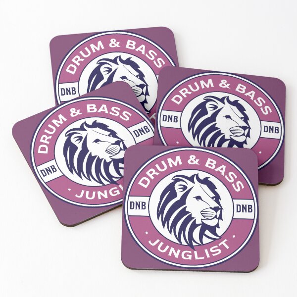 Item preview, DRUM AND BASS  - Lifesaver Lion (Pink)  designed and sold by Discothreadz.