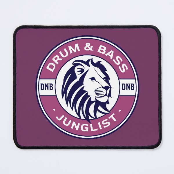 Item preview, DRUM AND BASS  - Lifesaver Lion (Pink)  designed and sold by Discothreadz.