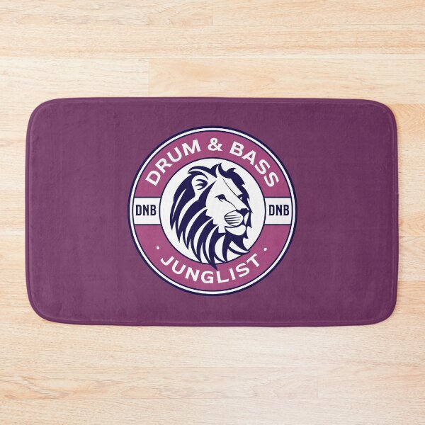 Item preview, DRUM AND BASS  - Lifesaver Lion (Pink)  designed and sold by Discothreadz.