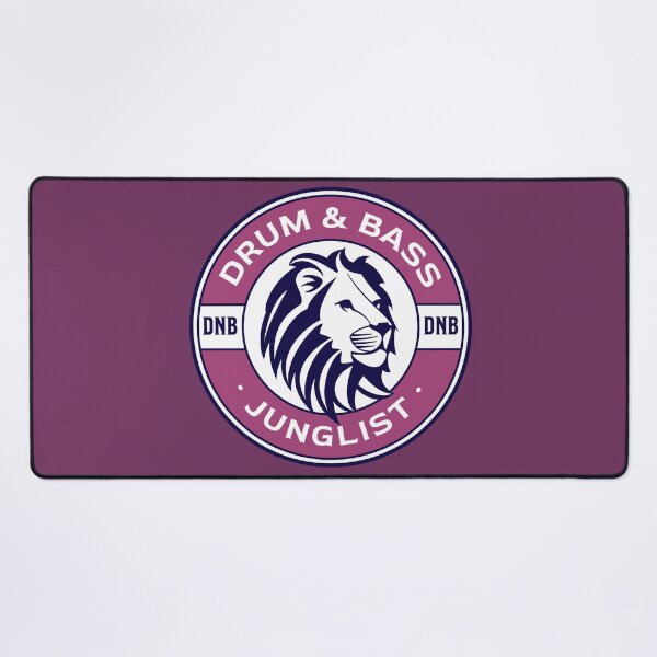 Item preview, DRUM AND BASS  - Lifesaver Lion (Pink)  designed and sold by Discothreadz.
