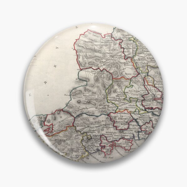 Item preview, Vintage Map of Cork County Ireland (1846) designed and sold by BravuraMedia.