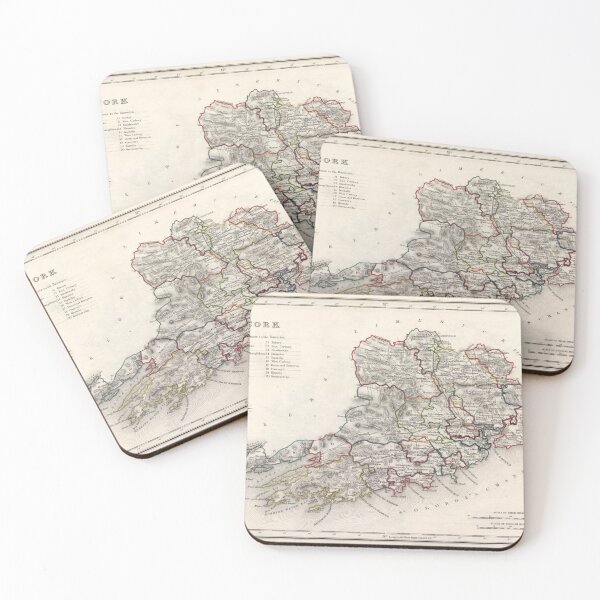 Item preview, Vintage Map of Cork County Ireland (1846) designed and sold by BravuraMedia.