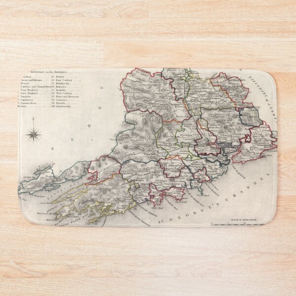 Item preview, Vintage Map of Cork County Ireland (1846) designed and sold by BravuraMedia.