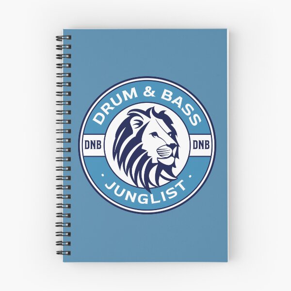 Item preview, DRUM & BASS - Lifesaver Lion (Azul) designed and sold by Discothreadz.