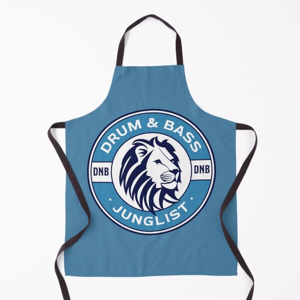 Item preview, DRUM & BASS - Lifesaver Lion (Blue) designed and sold by Discothreadz.