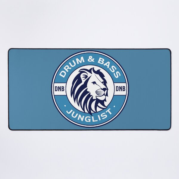 Item preview, DRUM & BASS  - Lifesaver Lion (Blue)  designed and sold by Discothreadz.