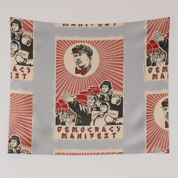 Item preview, Democracy Manifest Chinese Propaganda designed and sold by Simontology.