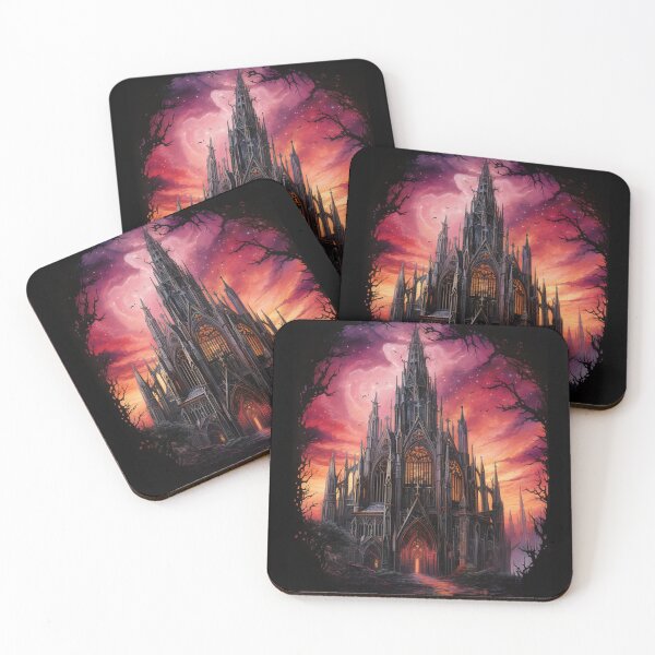 Artikelvorschau, Kathedrale im gotischen Stil mit Sonnenuntergangshimmel entworfen und verkauft von shadowalice.