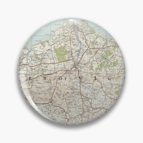 Item preview, Vintage Isle of Wight UK Map (1913) designed and sold by BravuraMedia.
