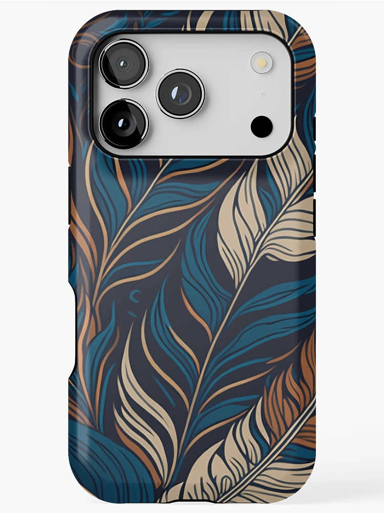 Thumbnail 1 of 4, iPhone Case, Abstract Feather designed and sold by InfinityPattern.
