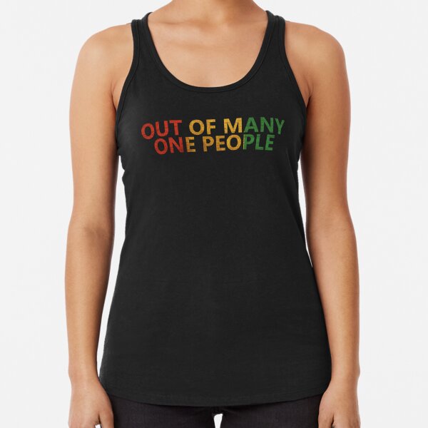 Jamaica: Out of many, one people Racerback Tank Top for Sale by