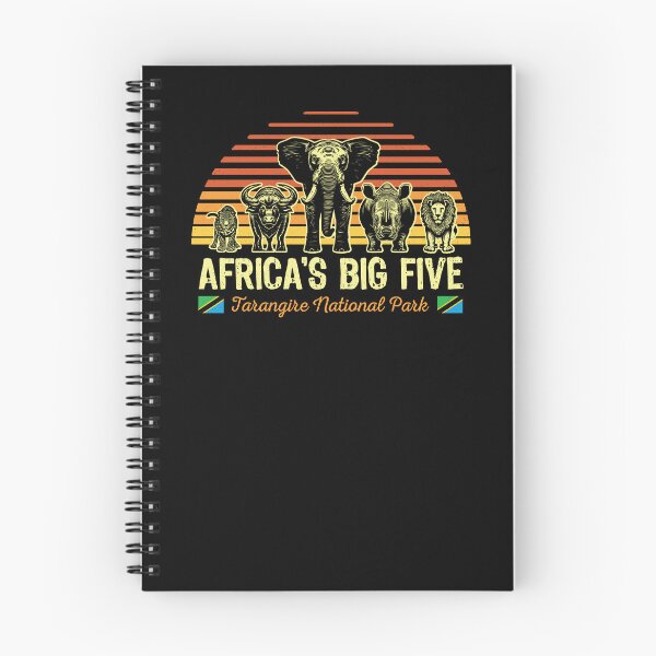 Item preview, Africa's Big Five Safari | Leopard Rhino Elephant Buffalo Lion | Big 5 Africa | Tarangire National Park designed and sold by d247.