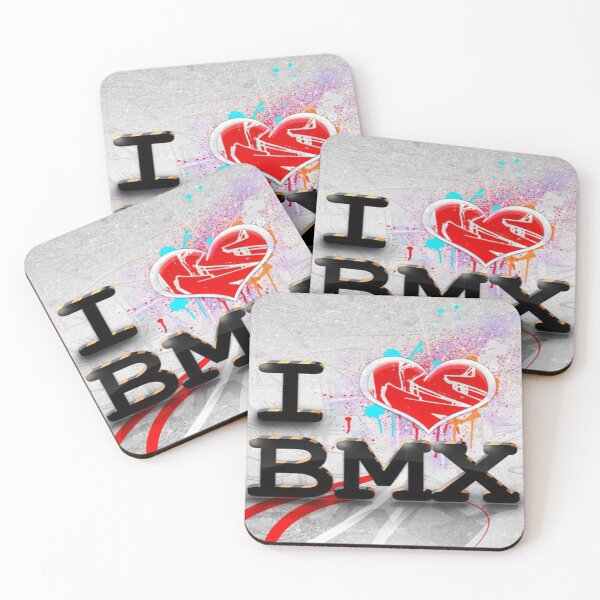 Item preview, I Love BMX designed and sold by leen12 Art Designs Prints.