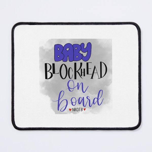 Item preview, Baby blockhead on board designed and sold by Lyndsey Moss.