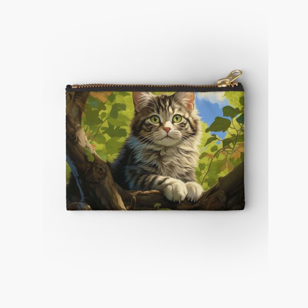 Item preview, Cat Resting in Tree designed and sold by Myra365Art.