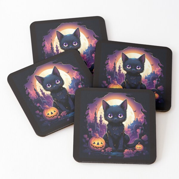 Item preview, Cute Gothic black cat designed and sold by Lynnchabot.