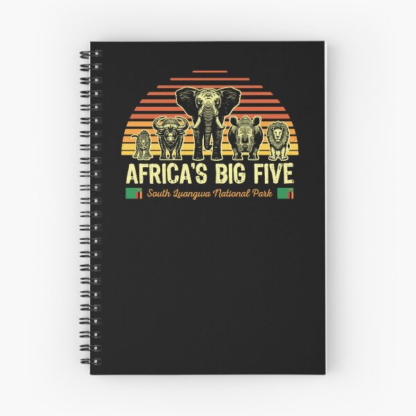 Item preview, Africa's Big Five Safari | Leopard Rhino Elephant Buffalo Lion | Big 5 Africa | Luangwa National Park designed and sold by d247.