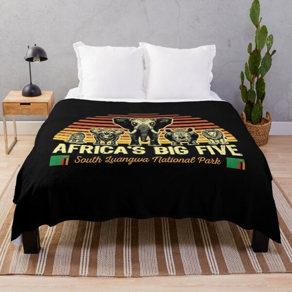 Item preview, Africa's Big Five Safari | Leopard Rhino Elephant Buffalo Lion | Big 5 Africa | Luangwa National Park designed and sold by d247.