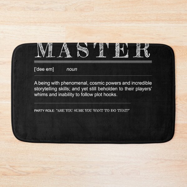 Item preview, Dungeon Master Definition designed and sold by ChynaGlover.