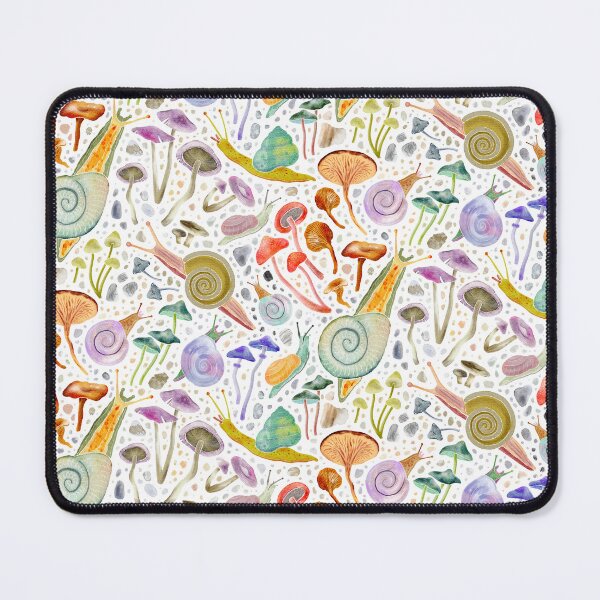 Item preview, Watercolor snails, mushrooms, and stones designed and sold by ConfettiCreate.