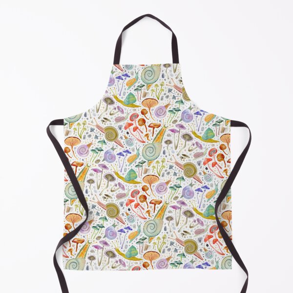 Item preview, Watercolor snails, mushrooms, and stones designed and sold by ConfettiCreate.