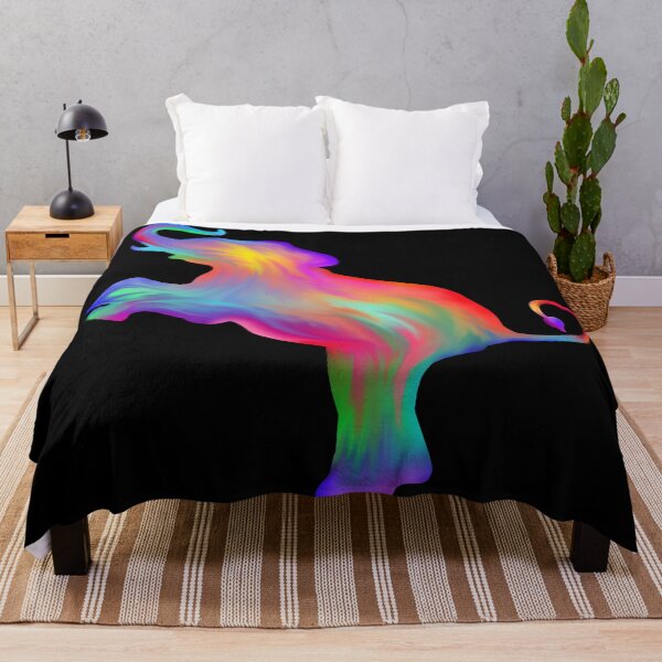 Item preview, Tie Dye Rainbow Elephant Silhouette designed and sold by Deborah Camp.