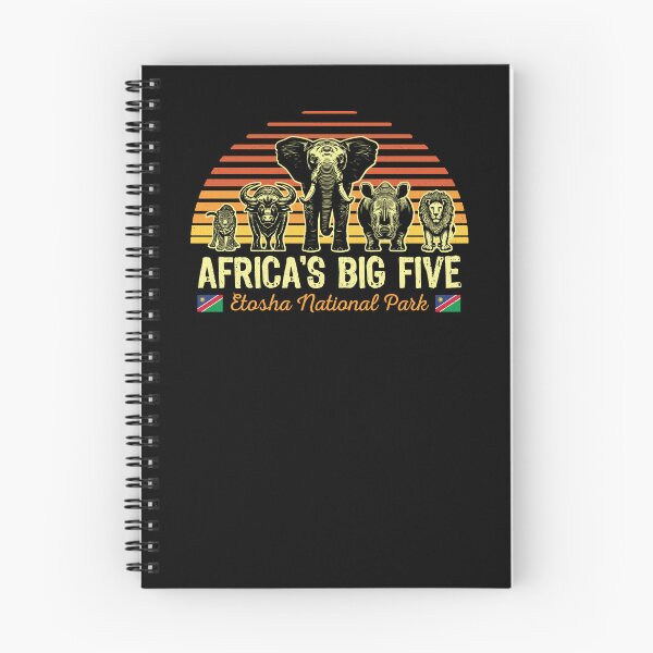 Item preview, Africa's Big Five Safari | Leopard Rhino Elephant Buffalo Lion | Big 5 Africa | Etosha National Park designed and sold by d247.