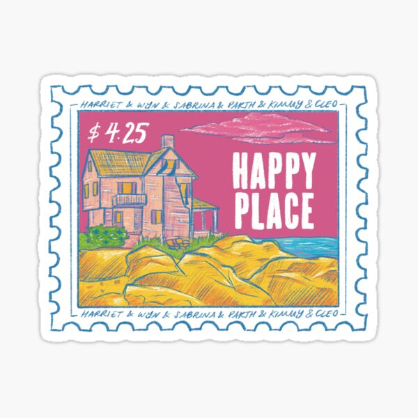 Item preview, Cottage Stamp from Emily Henry's Happy Place designed and sold by busyzoo.