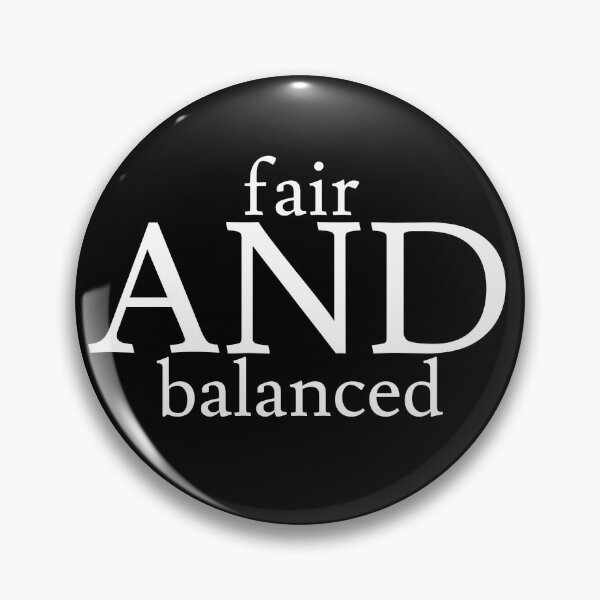 Item preview, fair AND balanced designed and sold by jaffeworld.