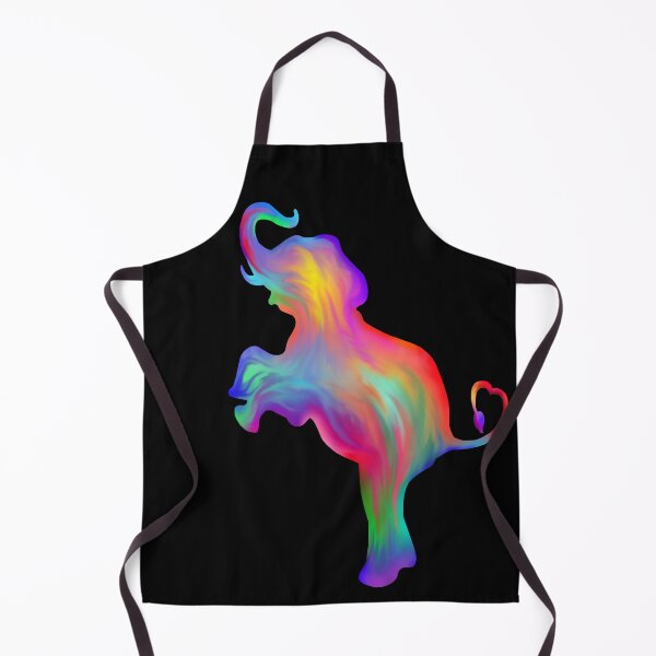 Item preview, Tie Dye Rainbow Elephant Silhouette designed and sold by Deborah Camp.