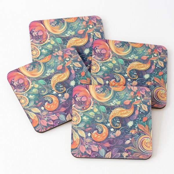 Item preview,  Retro Whimsical Paisley Vintage Colorful Pattern designed and sold by Lamarcy.