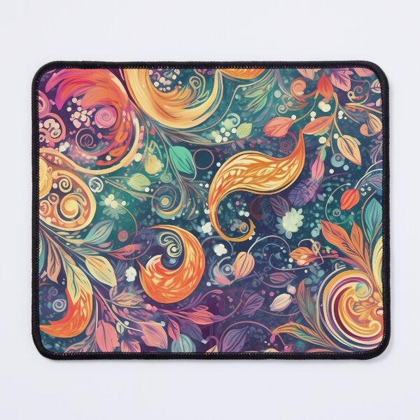 Item preview,  Retro Whimsical Paisley Vintage Colorful Pattern designed and sold by Lamarcy.
