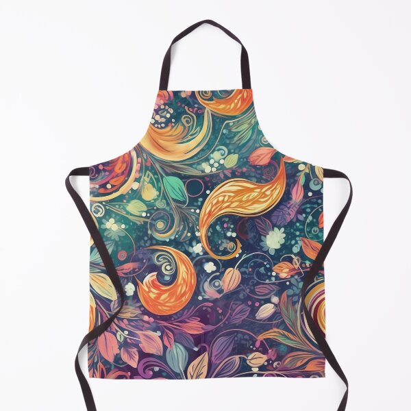 Item preview, Retro Whimsical Paisley Vintage Colorful Pattern designed and sold by Lamarcy.