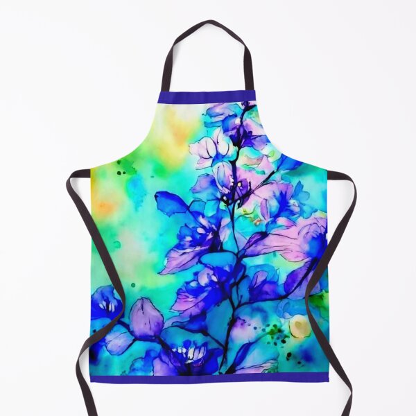 Item preview, Nature Flowers in Blue Colors designed and sold by myrbpix.
