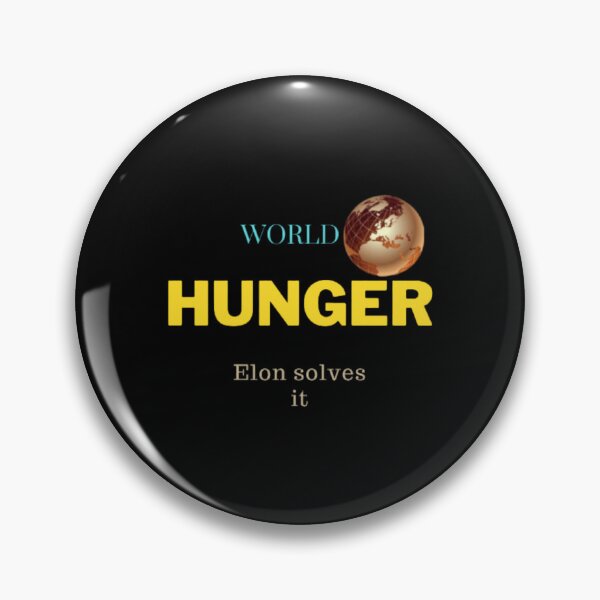 Item preview, hunger, world hunger,elon musk donation designed and sold by LintonJourneys.