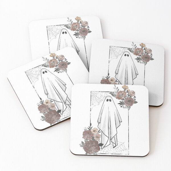 Item preview, Floral Spooky Cute Vintage Ghost designed and sold by CreativeMisc.