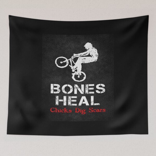 Item preview, Bones Heal Chicks Dig Scars designed and sold by leen12 Art Designs Prints.