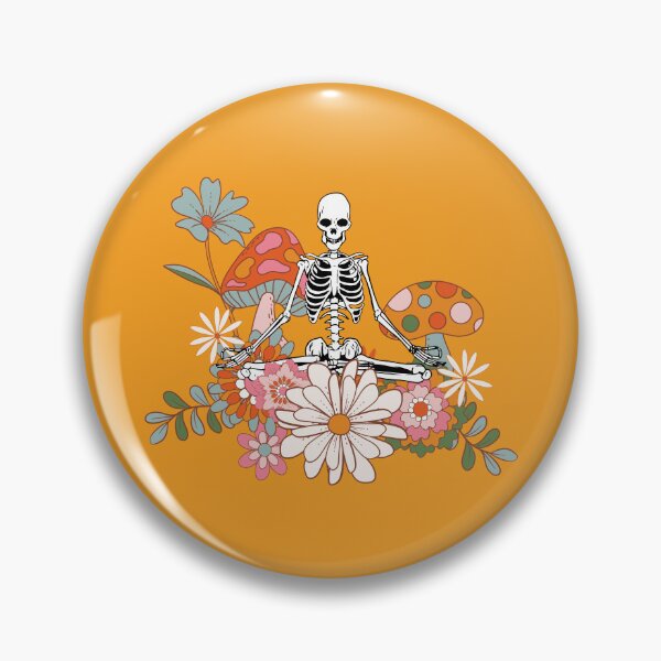 Item preview, Namaste Skeleton designed and sold by VintageParrot.