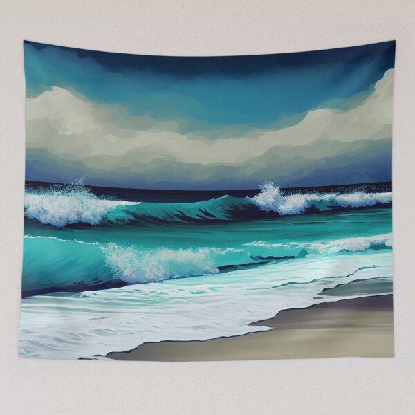 Item preview, Beautiful Ocean Waves designed and sold by keolaloa3d.