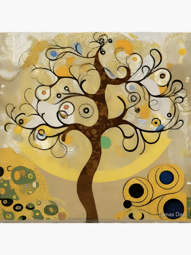 Gustav Klimt, Tree of Life-Tree - Art Makeup Bag