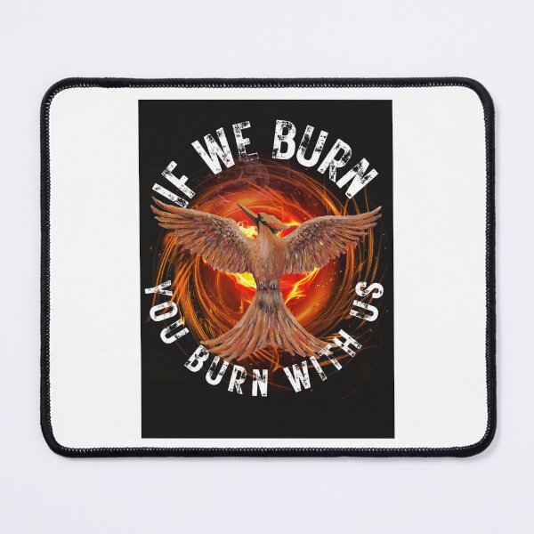 Item preview, Mockingjay - If We Burn You Burn With Us Baseball ¾ Sleeve  designed and sold by AbahKeciles.