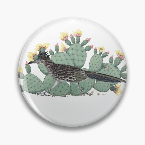 Item preview, Roadrunner and Prickly Pear designed and sold by sdawsonart.