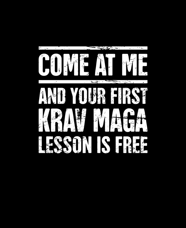 Verbazingwekkend Funny Krav Maga Martial Arts Quote