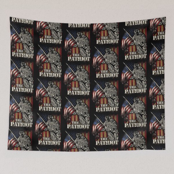 Item preview, Soldier holding us flag, the patriot, Us flag designed and sold by quanlh.