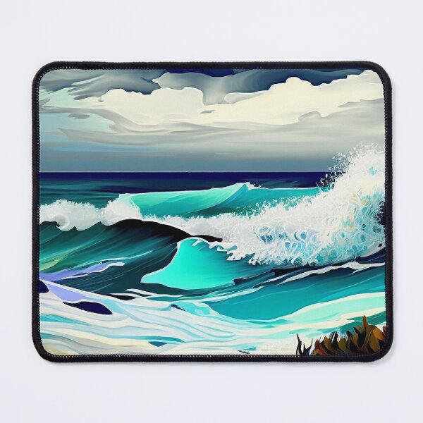 Item preview, Crashing waves on the beach designed and sold by keolaloa3d.