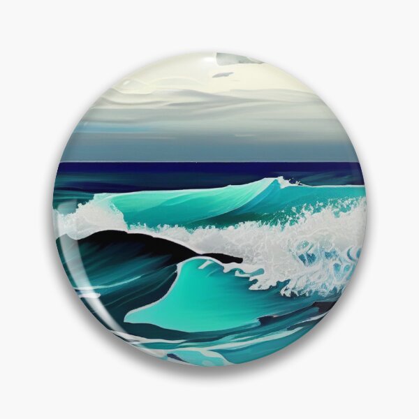 Item preview, Crashing waves on the beach designed and sold by keolaloa3d.