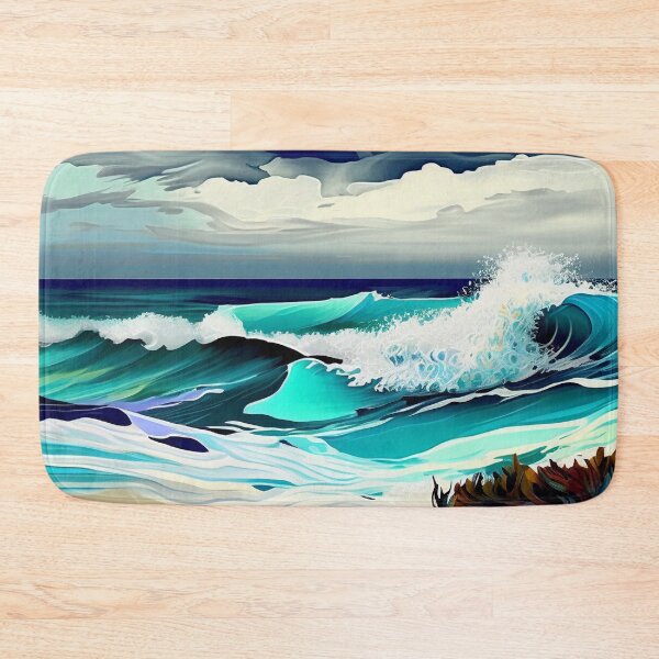 Item preview, Crashing waves on the beach designed and sold by keolaloa3d.