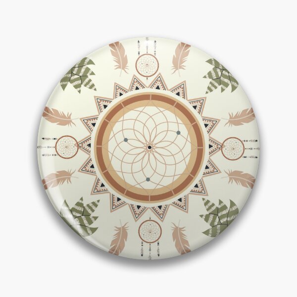 Item preview, Pink Flowers And Dream Catcher Patterns designed and sold by I Am Cuta.